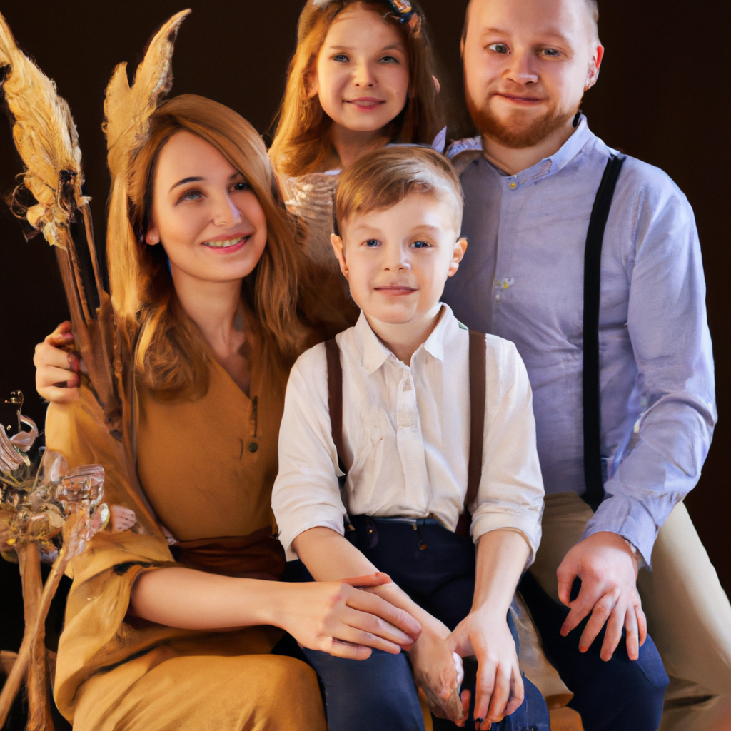 패밀리 촬영 전 합성 이미지