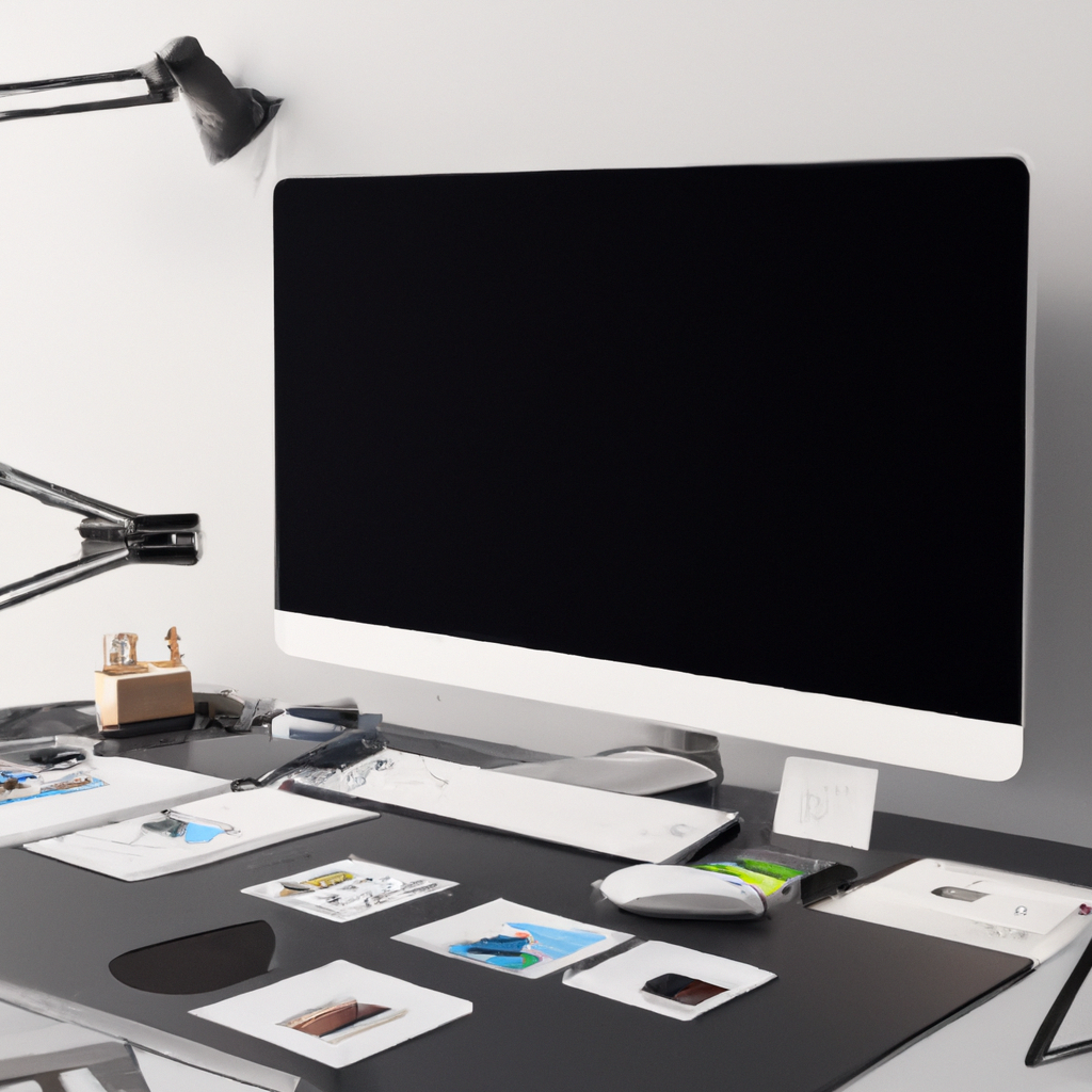 리터칭 워크플로우, 캘리브레이션된 모니터와 컬러체커, 정돈된 데스크